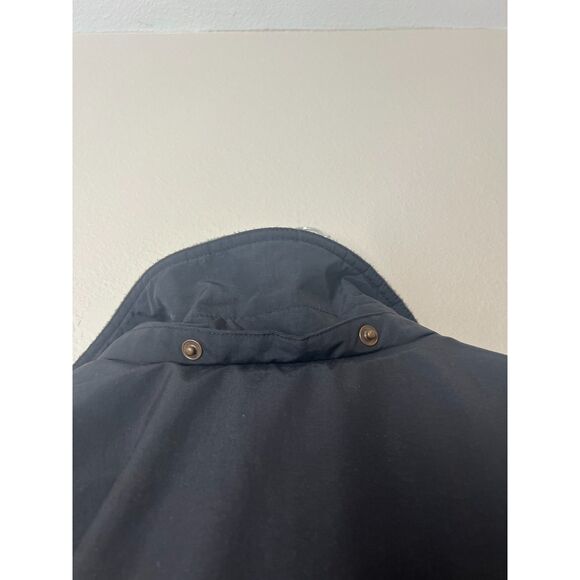 Vintage Lands End Longline Nylon Fleece Snow Jacket Mens Sz M Reg Heavyweight - Picture 12 of 12